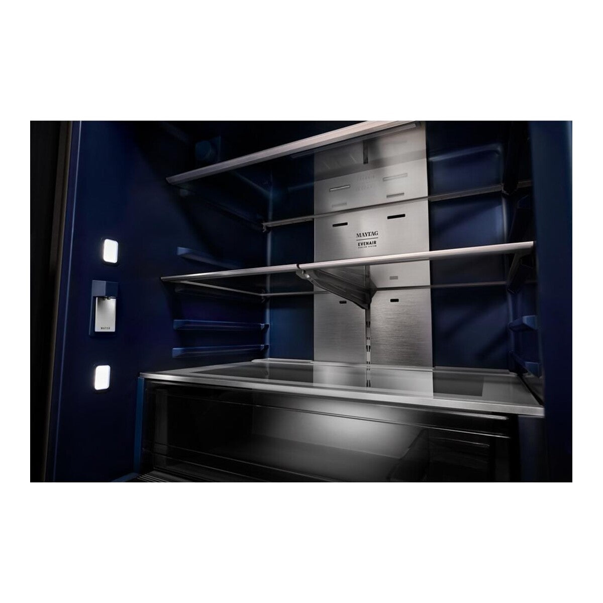 Maytag® 31 Cu. Ft. XL Capacity French Door Bottom Mount Refrigerator with Ice + Water