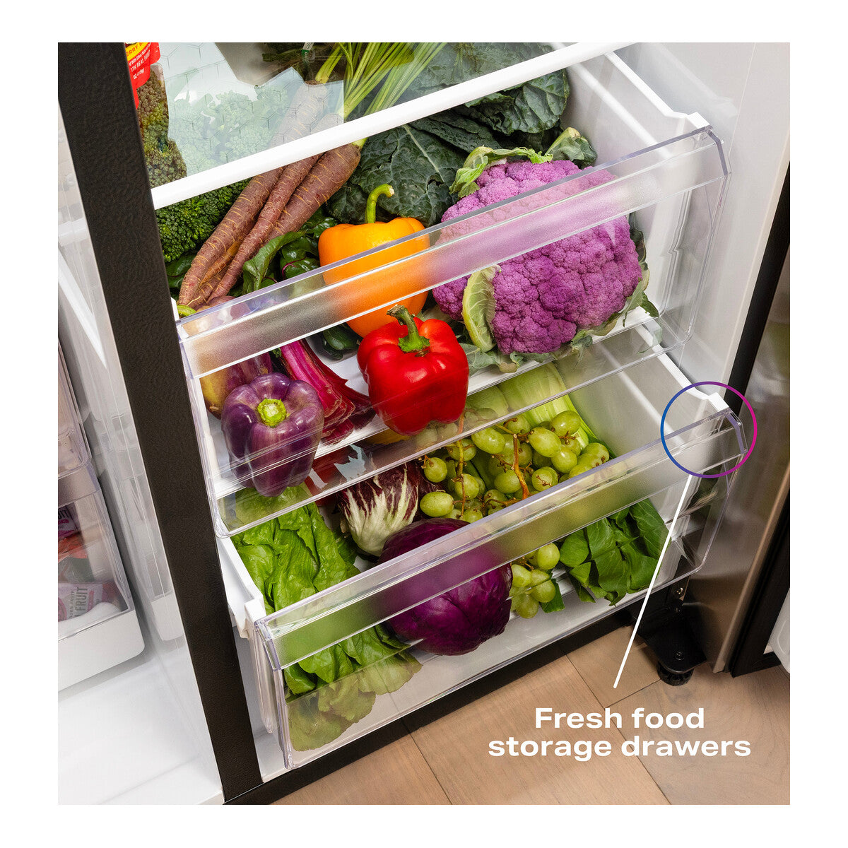GE Profile™ ENERGY STAR® 27.8 Cu. Ft. Side-By-Side Refrigerator with Hands-Free AutoFill and CustomSize™ Ice