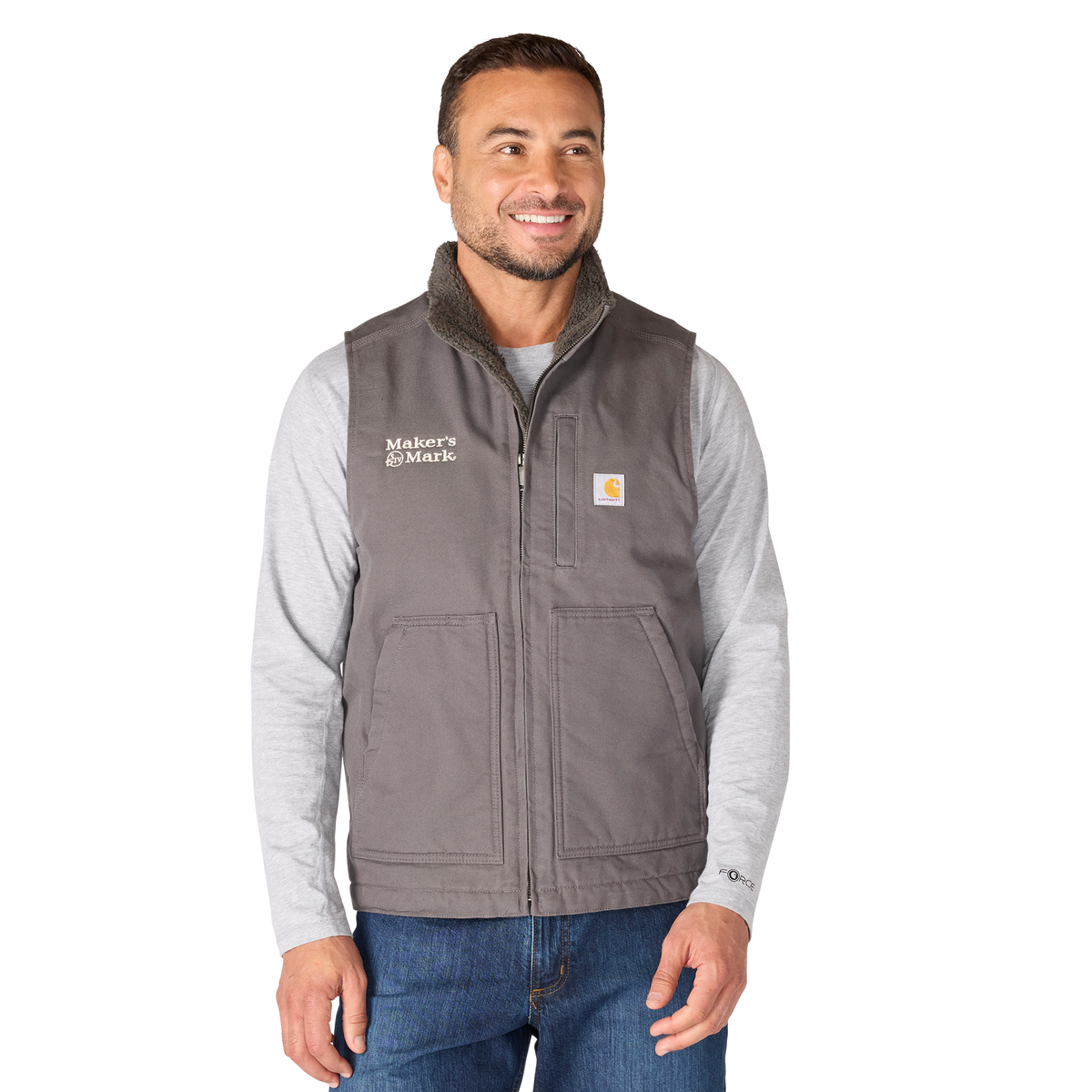 Carhartt Men's Washed Duck Mock-Neck Vest