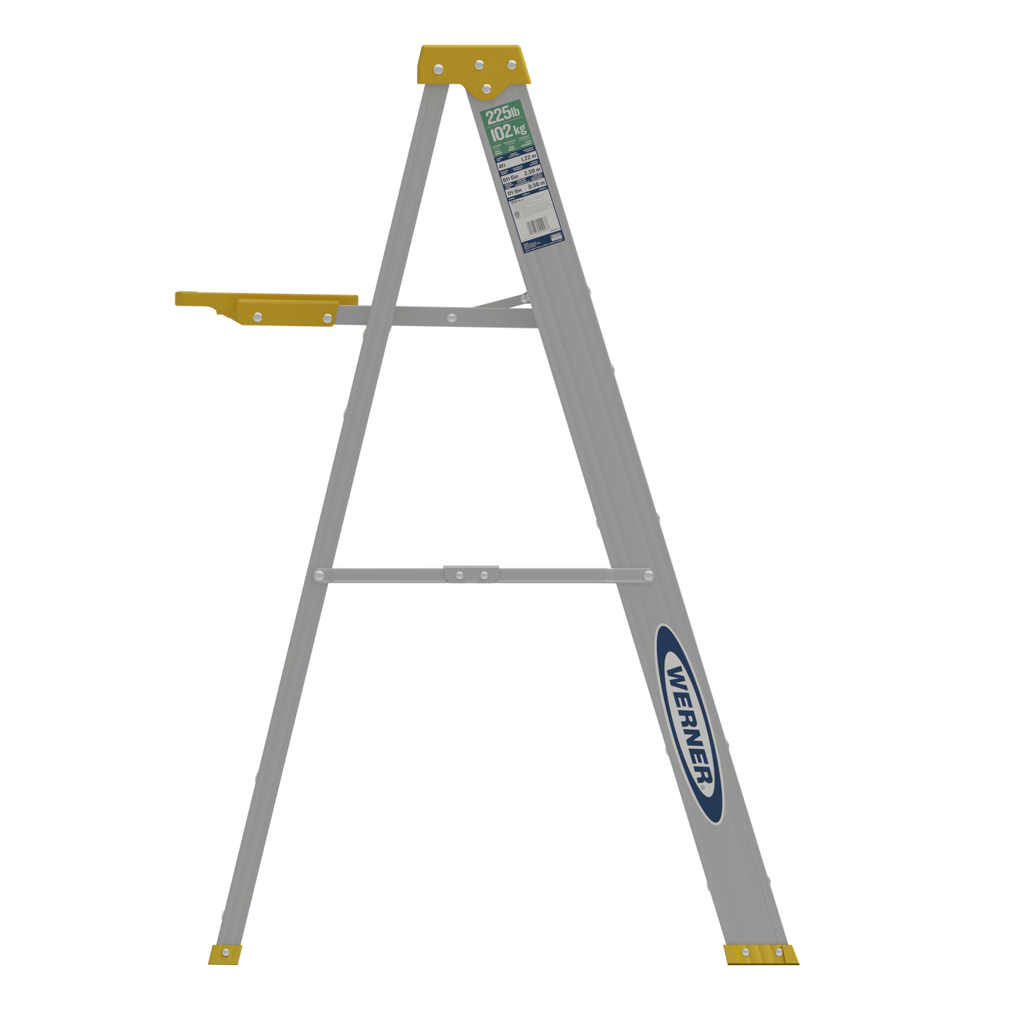 Werner 4 ft. Aluminum Step Ladder