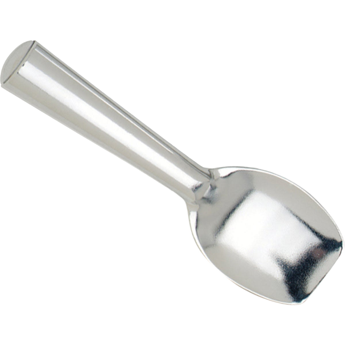 Polished metal ice cream scoop with ergonomic handle for effortless serving in kitchen gadgets and utensils collection