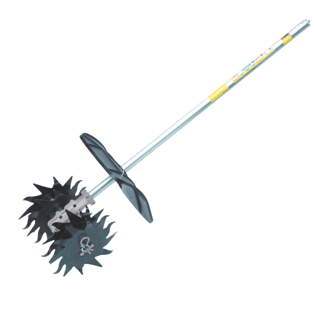 Lightweight mini-cultivator attachment for STIHL KombiSystem, ideal for home improvement and garden tool versatility.