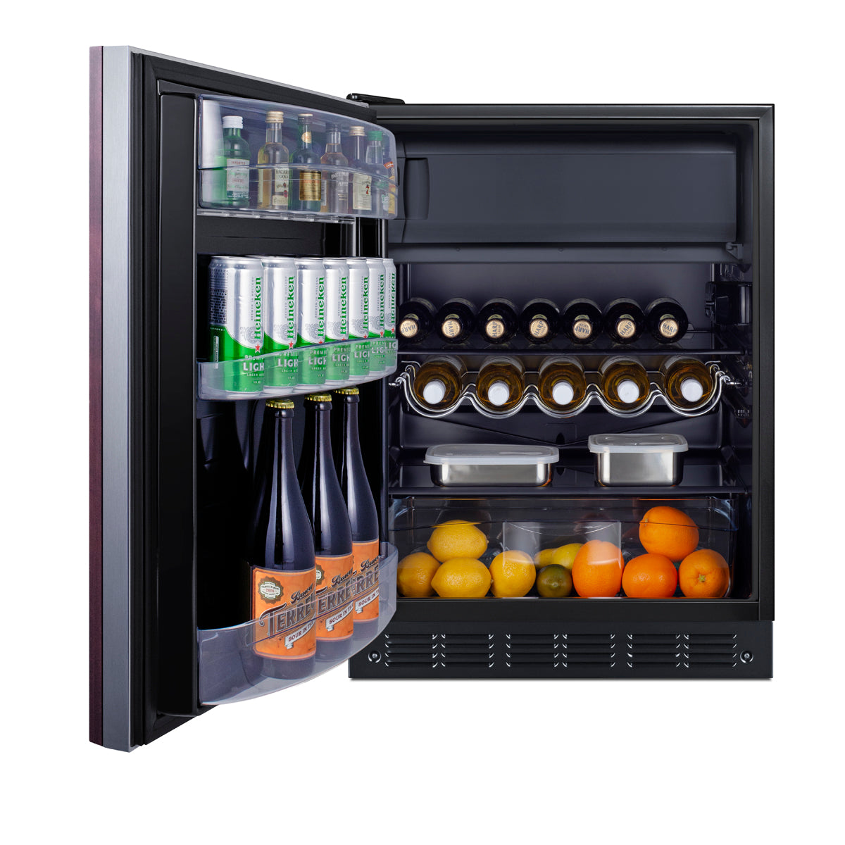 24" Wide Refrigerator-Freezer, ADA Compliant (Panel Not Included)