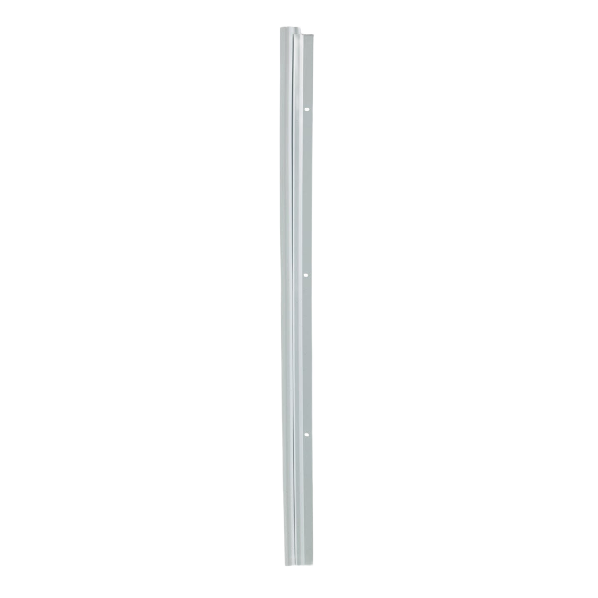 White vinyl clad foam door stop with aluminum backing for door protection in hardware and home improvement tools collections