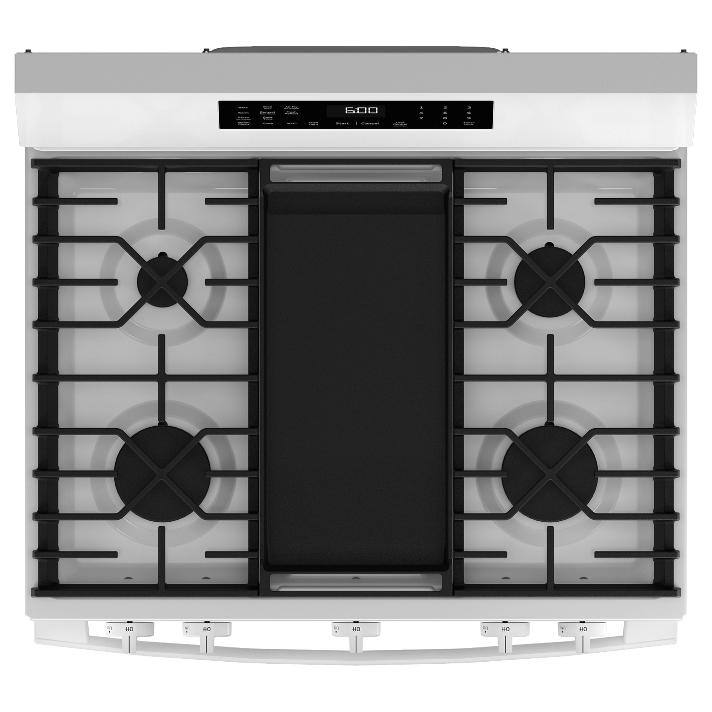 GE® 30" Free-Standing Gas Convection Range with No Preheat Air Fry and EasyWash™ Oven Tray