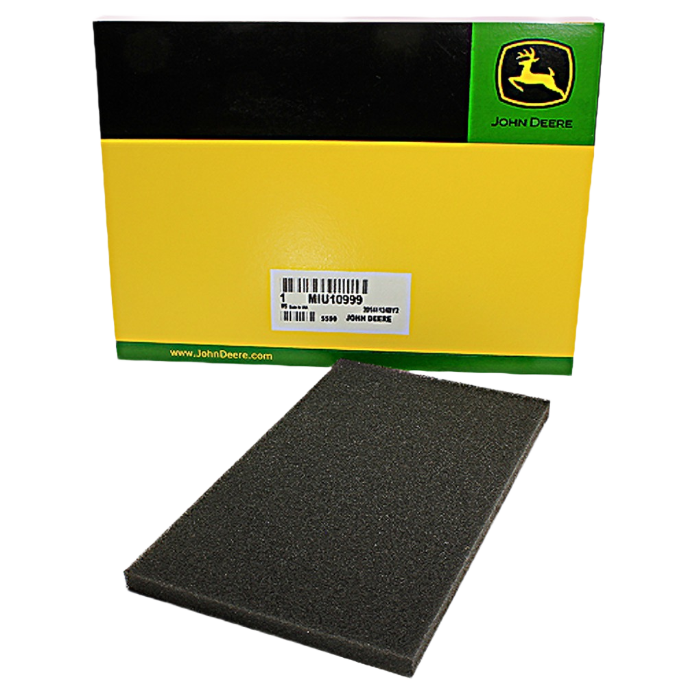 John Deere genuine pre air filter foam pad with packaging for tractor engine protection and maintenance parts under $50