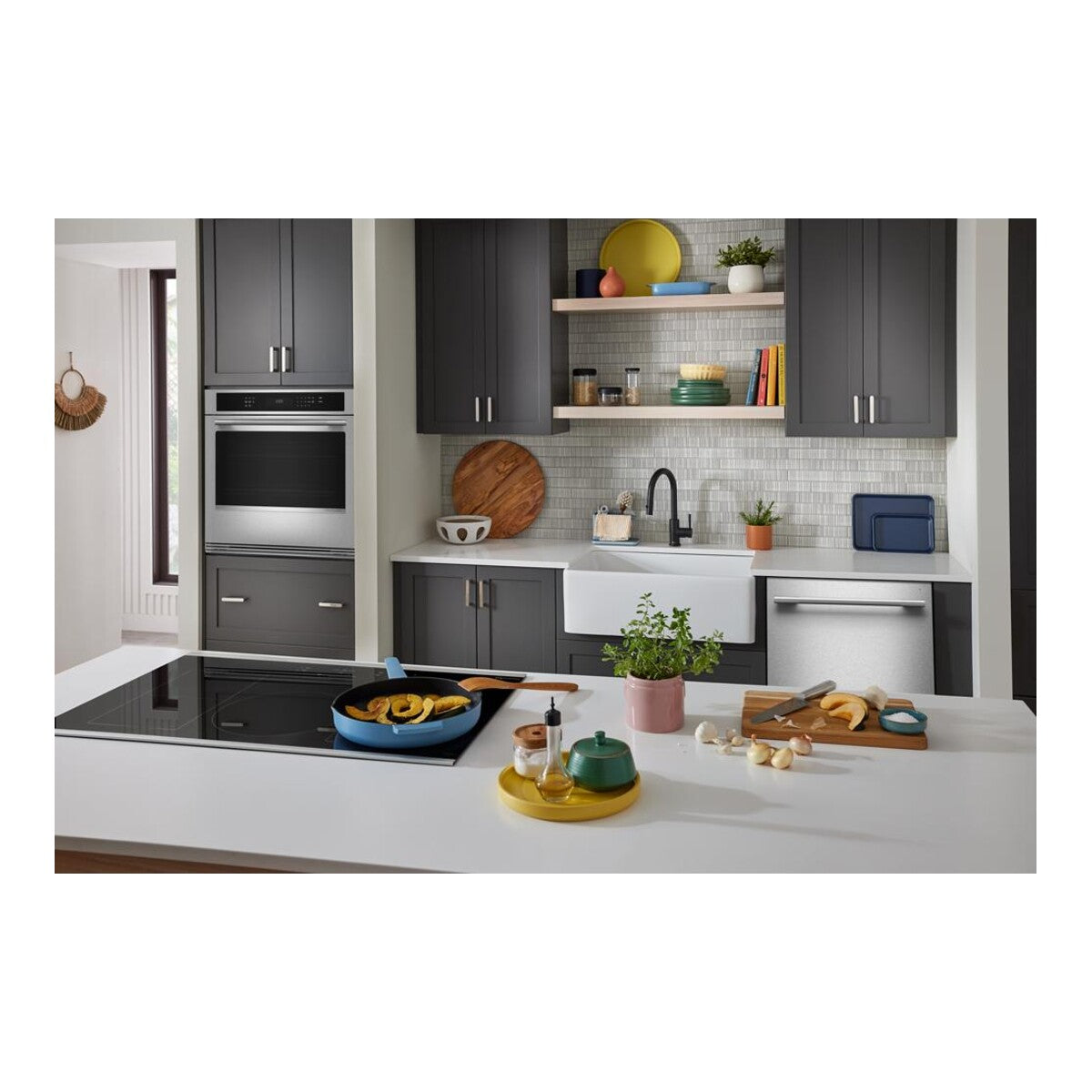 30-inch Electric Single Wall Oven with No Preheat Air Fry Mode - PrintShield™ Finish