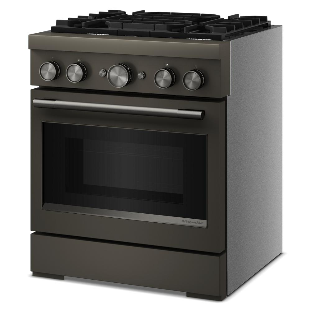 30-Inch 4 Burner Commercial-Style Dual Fuel Range with No Preheat Air Fry Mode
