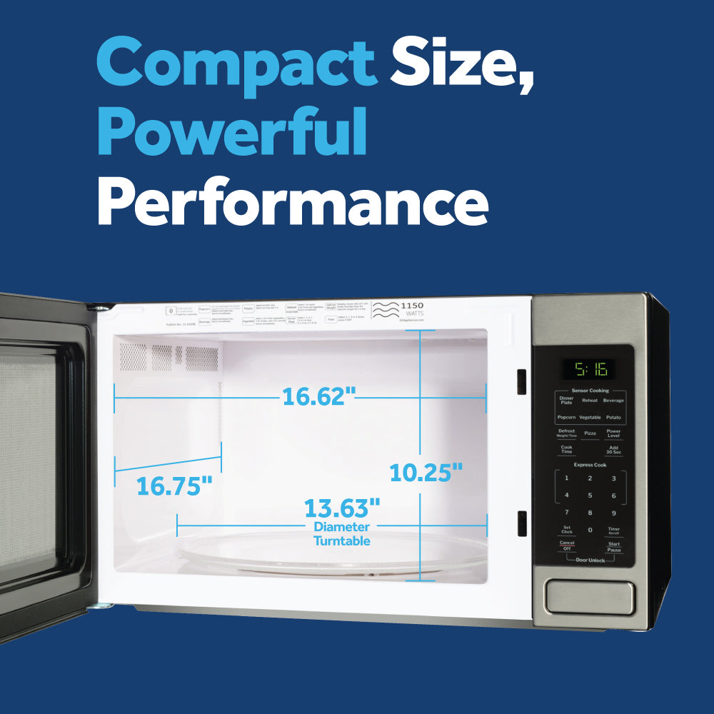 GE® 1.6 Cu. Ft. Countertop Microwave Oven