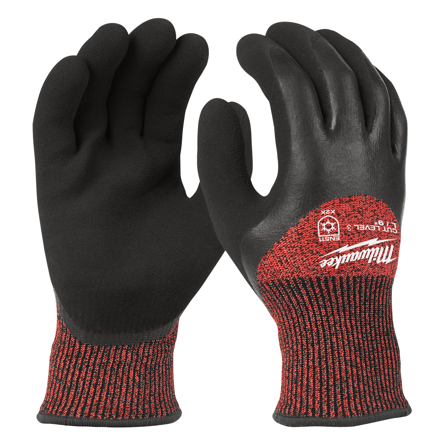 Milwaukee Cut Level 3 Winter Dipped Gloves - L