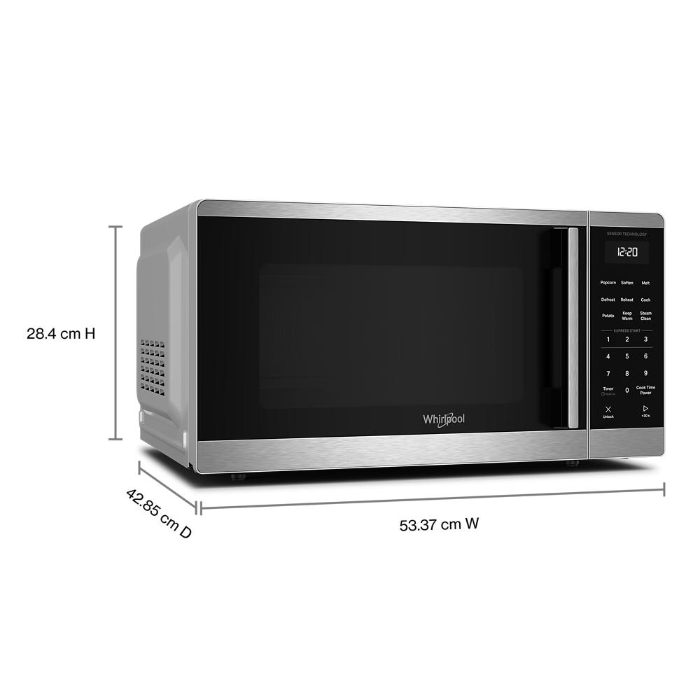 1.1 cu. ft. stainless steel Countertop Microwave with Sensor Cooking - 1000 watt