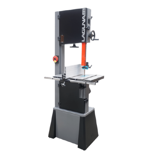 Vertical stationary band saw with pyramid spine and 1-3/4 hp motor for power tool and woodworking use