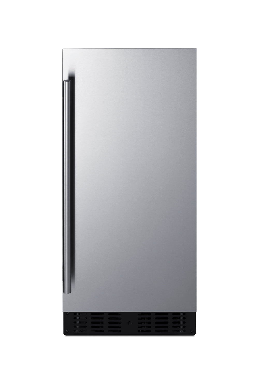 Slim built-in undercounter refrigerator with stainless steel door and vertical handle in kitchenware and appliances collection
