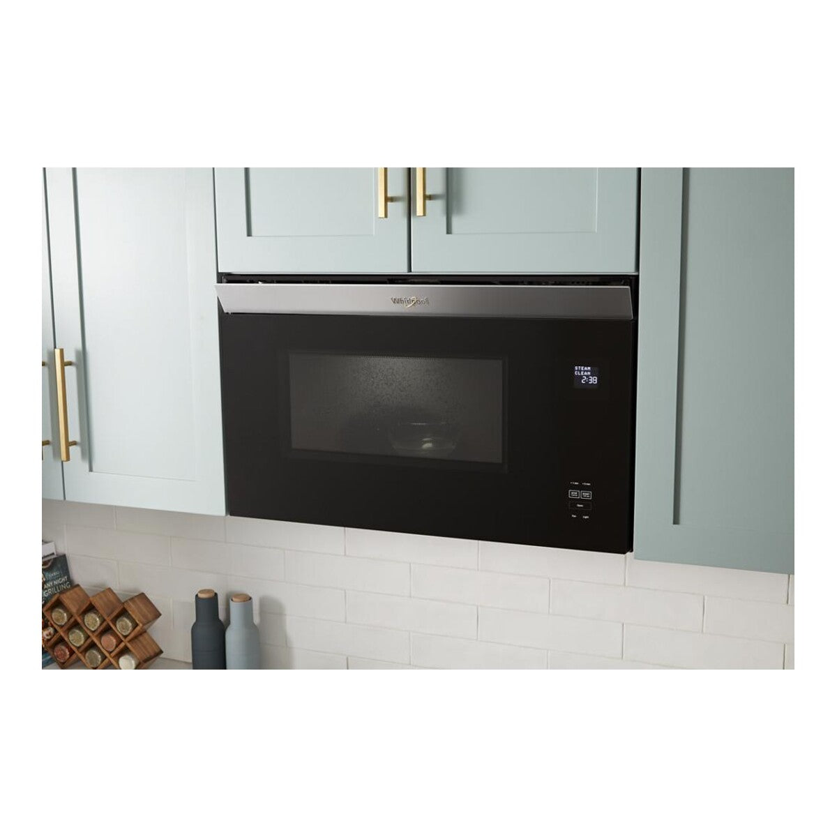 1.1 Cu. Ft. Flush Mount Microwave with Turntable-Free Design