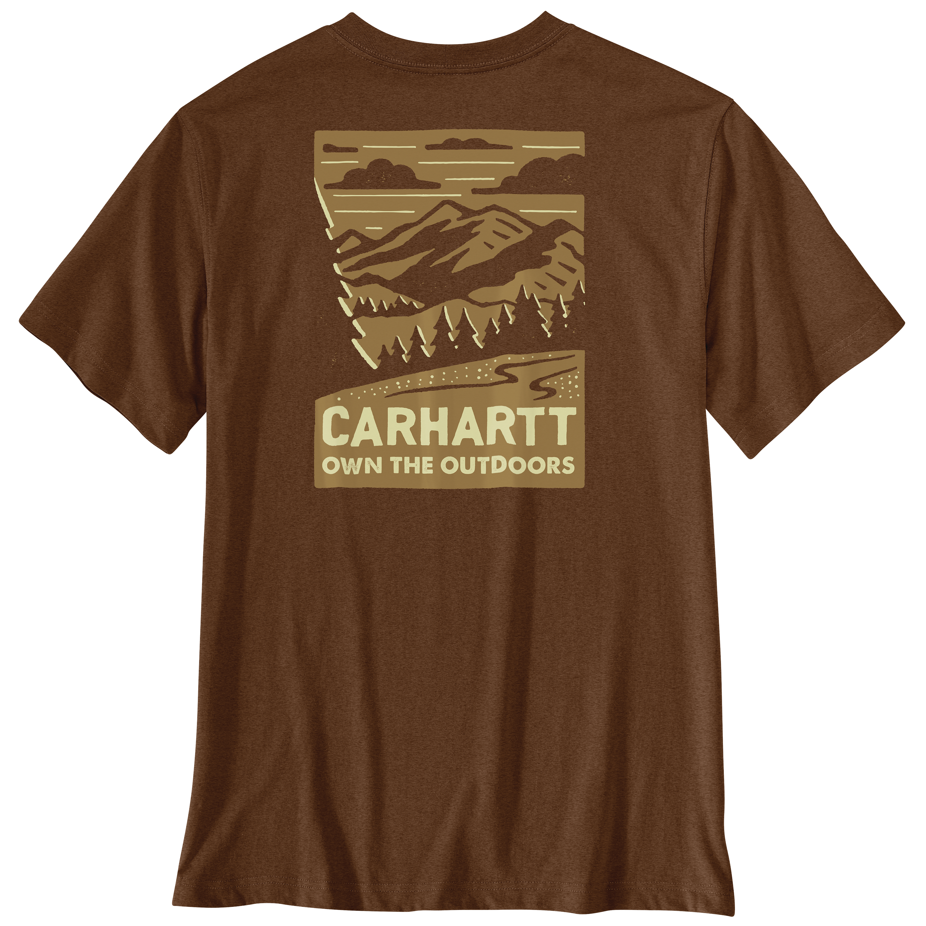Carhartt Men's Irvine Relaxed Outdoor T-Shirt – Durable Comfort