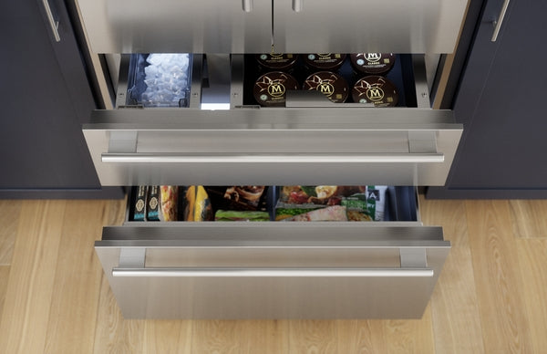 Freedom®, Built-in French Door Bottom Freezer, 36'', Stainless Steel