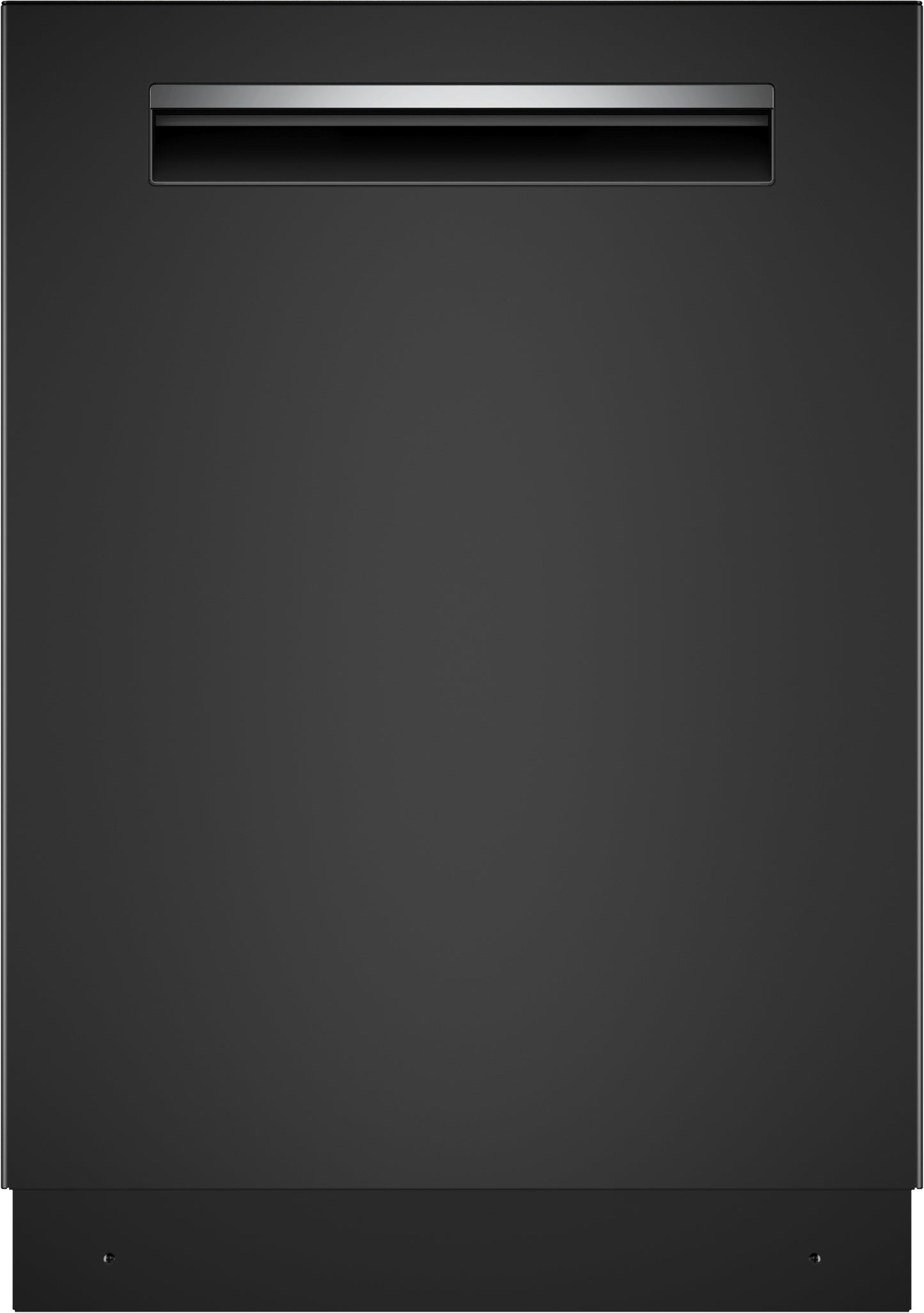 Built-in black dishwasher with minimalist handle design from Bosch dishwashers and kitchen appliances collection