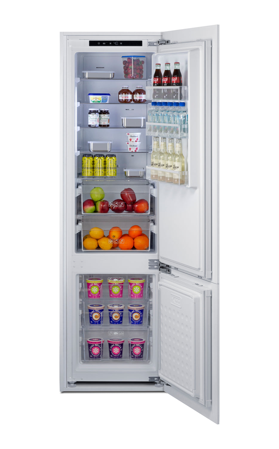 24" Wide Fully Integrated Bottom Mount Refrigerator-Freezer (Panel Not Included)