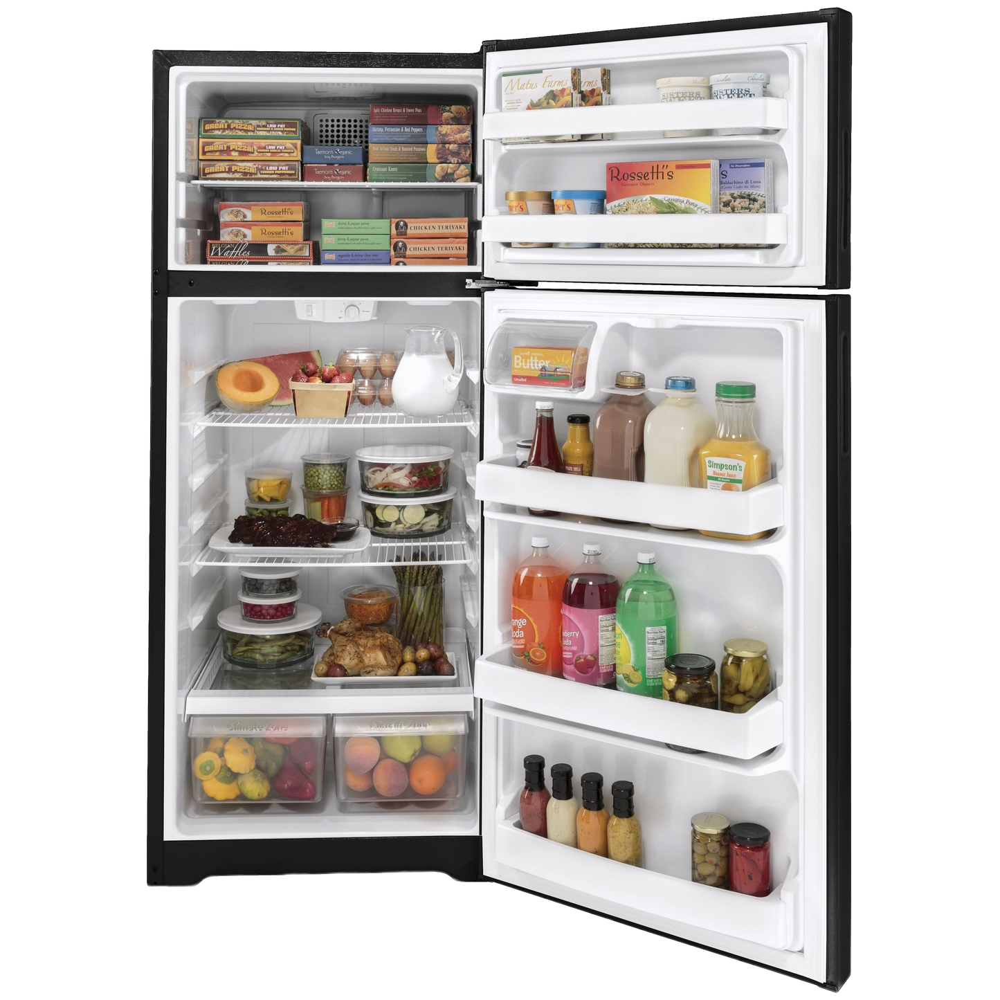 Hotpoint® 17.5 Cu. Ft. Recessed Handle Top-Freezer Refrigerator