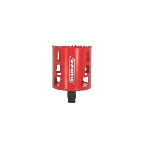 Red Diablo 2-7/8-In. hole saw with open side vents for woodworking tools in home improvement under $50 collection