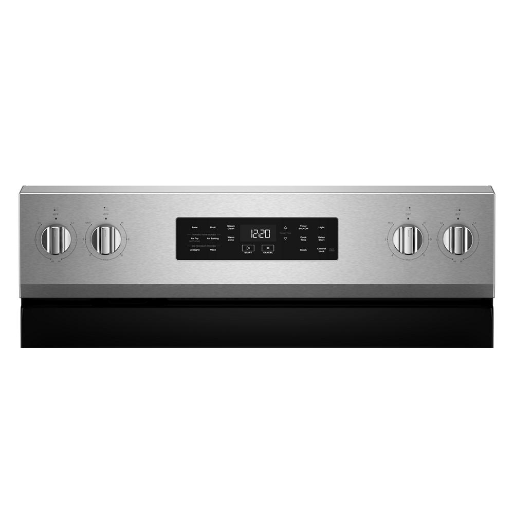 30-inch Electric Range with Air Cooking Technology and Steam Clean
