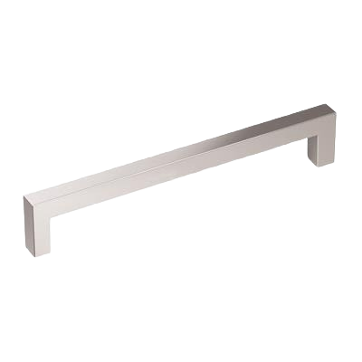 Polished chrome cabinet pull with modern square design for hardware and furniture accessories under $50 collection