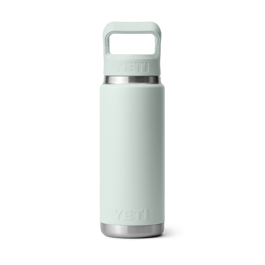 Light green insulated stainless steel 26 oz. bottle with sturdy handle from Drinkware and Kitchen & Kitchenware collections