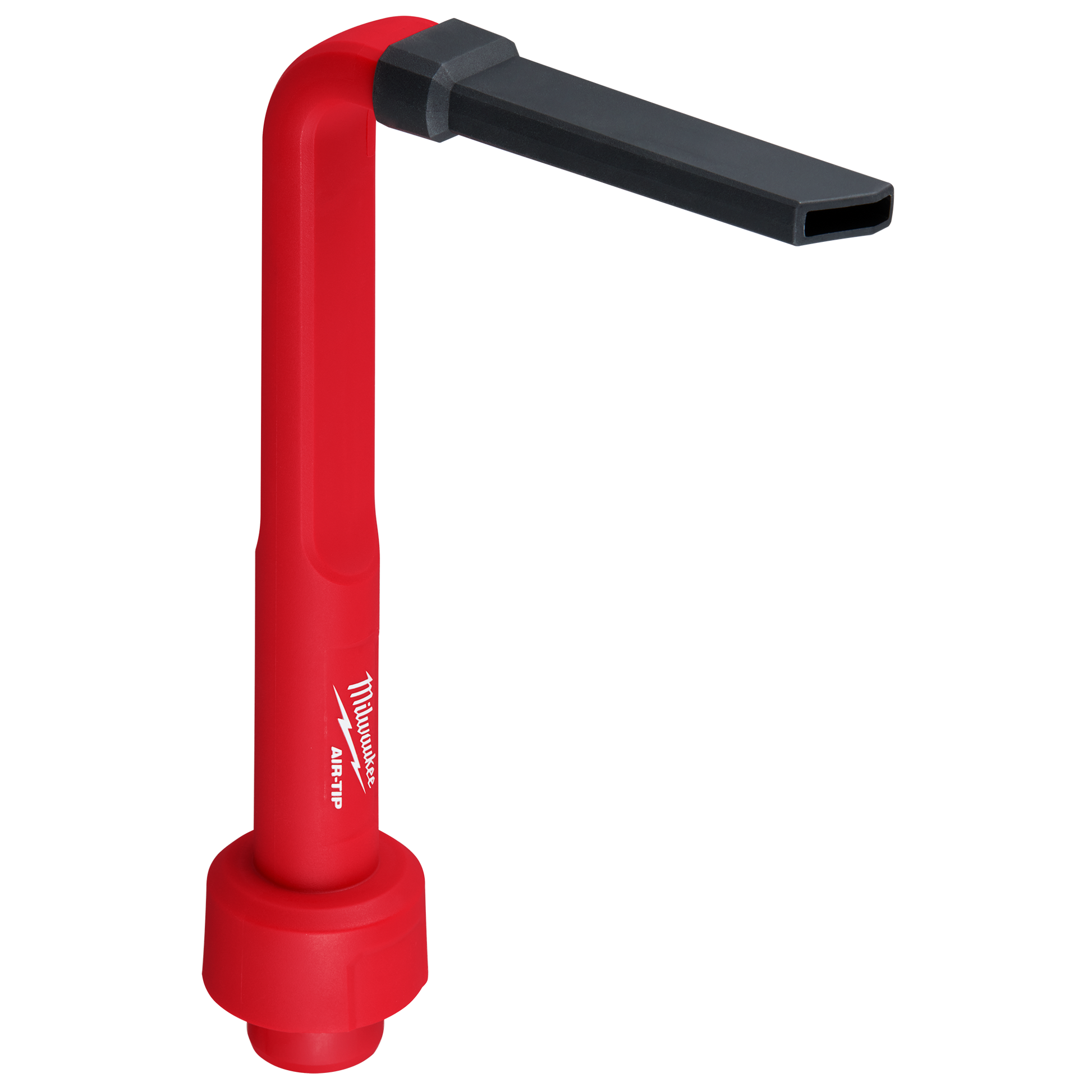 Red and black right-angle cleaning tool attachment for woodworking and dust collection in home improvement projects under $50