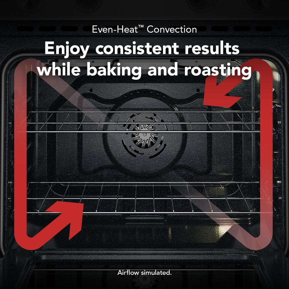 5.3 Cu. Ft. Smart Slide-in Electric Range with Convection Cooking Modes