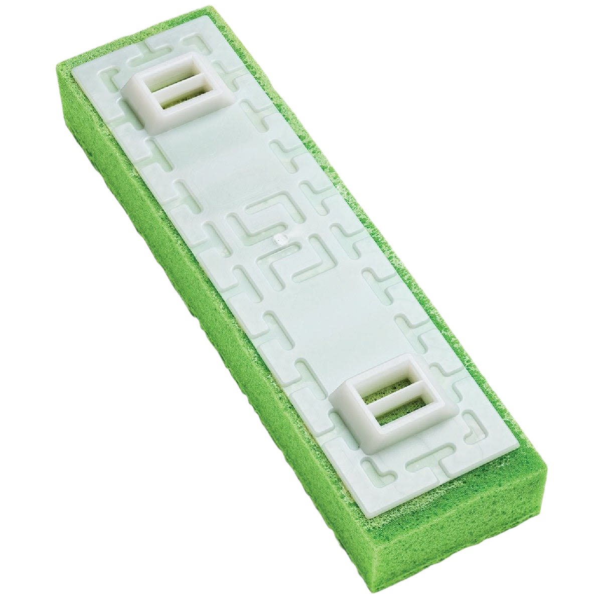 Absorbent green cellulose sponge mop refill with white plastic hinge, part of Cleaning Tools and Mops collections under $50