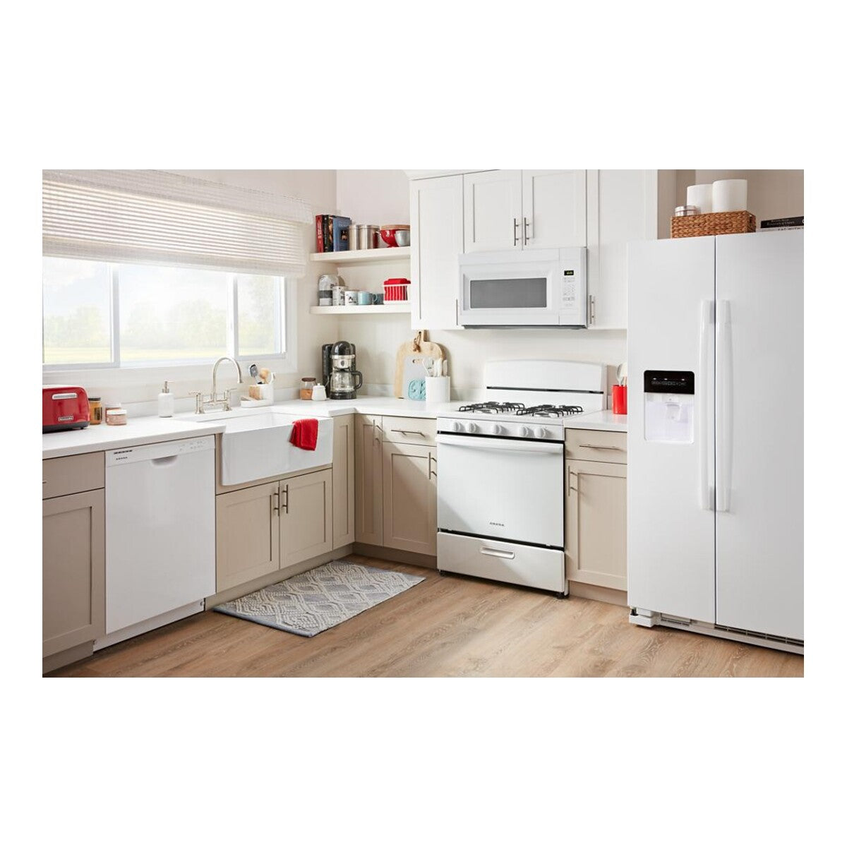Amana® 30-inch Gas Range with Easy-Clean Glass Door