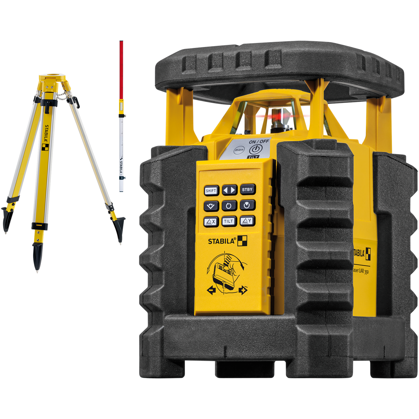 Stabila LAR 350 Dual-Slope Rotary Laser Kit