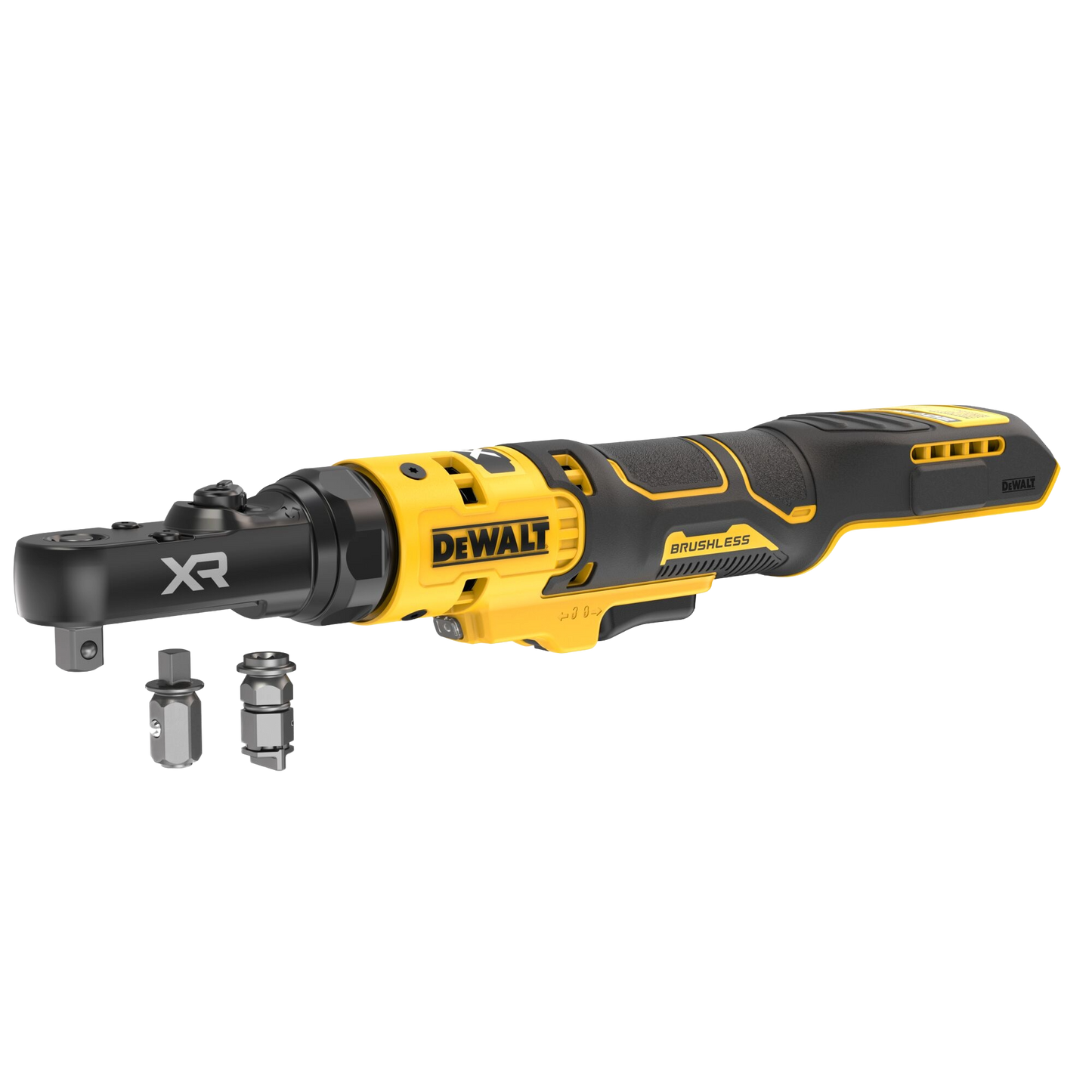 DEWALT 20V MAX* XR® Brushless Cordless 1/4 In. & 3/8 In. Sealed Head Ratchet (Tool Only)