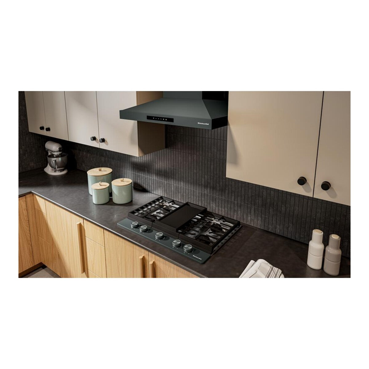 KitchenAid® 30 in. Gas Cooktop with 5 Burners and Integrated Wok Grate