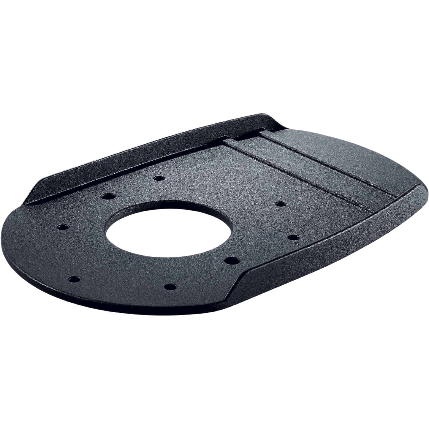 Black table widener plate with multiple mounting holes for woodworking tools and home improvement projects under $100 collection