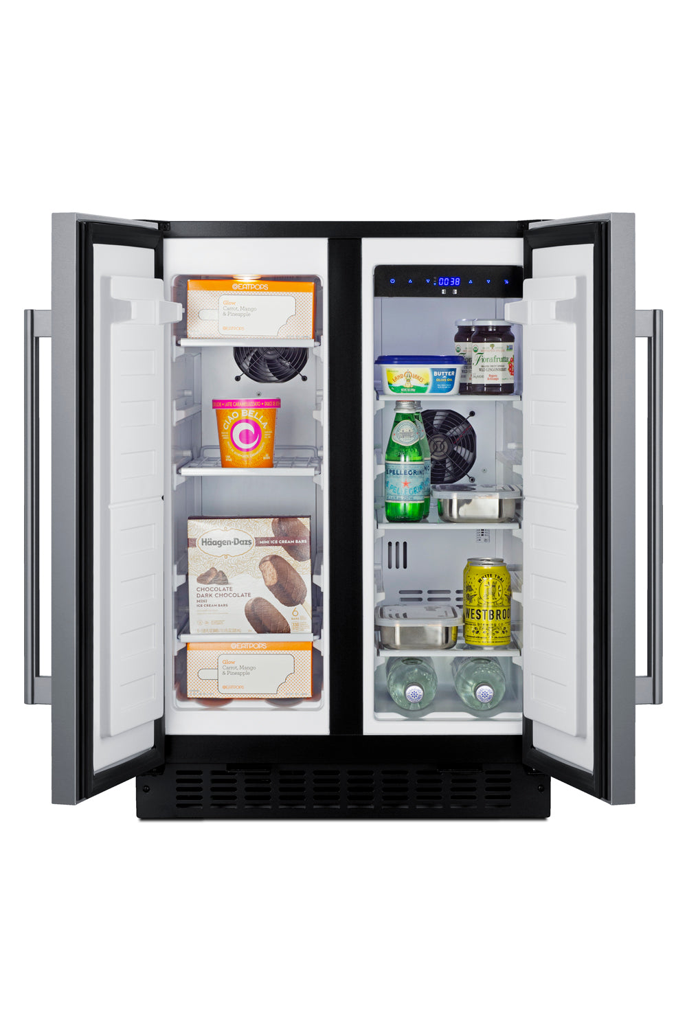 24" Wide Built-In Refrigerator-Freezer