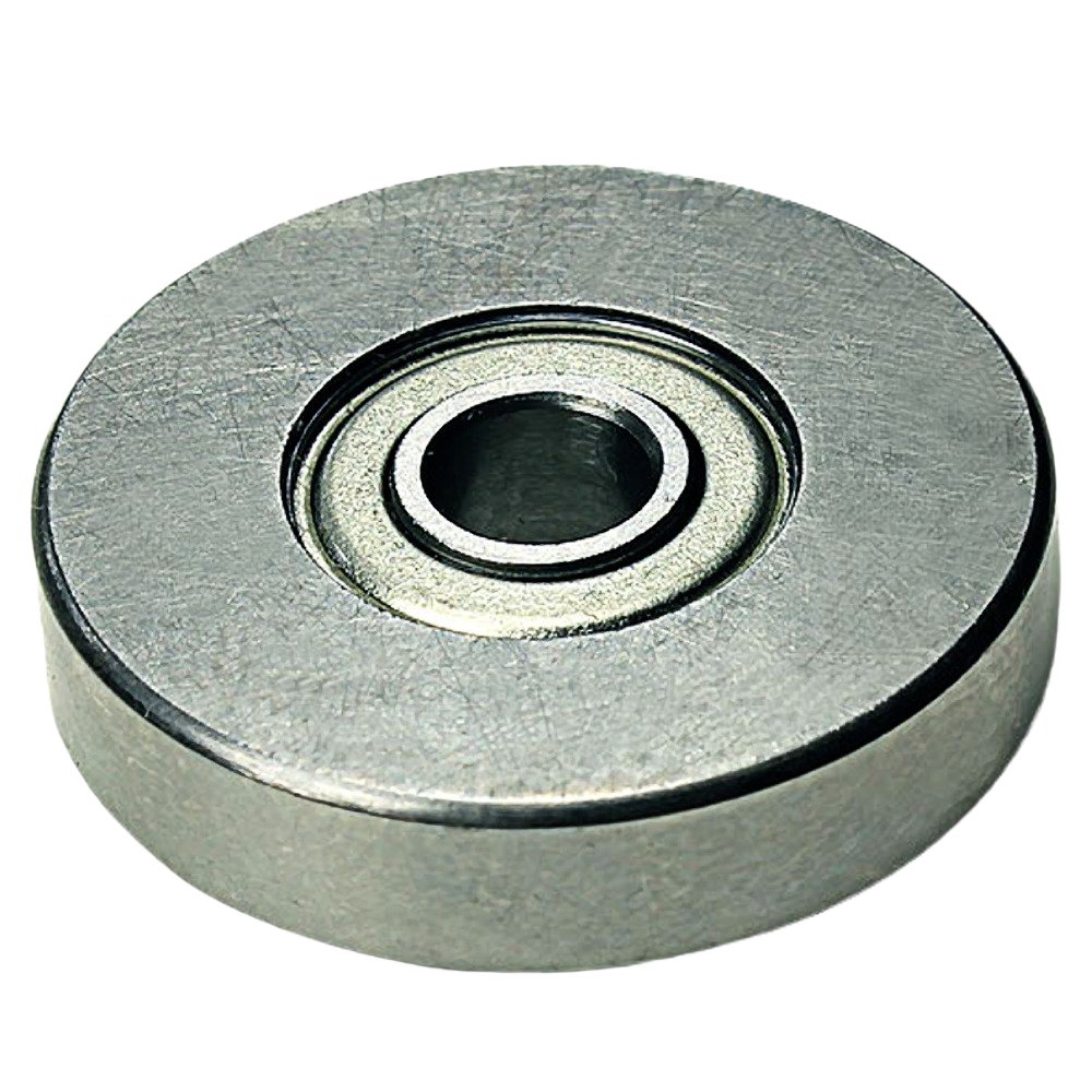Metal industrial bearing with 7/8 inch outer diameter for precision routing in tool accessories collections