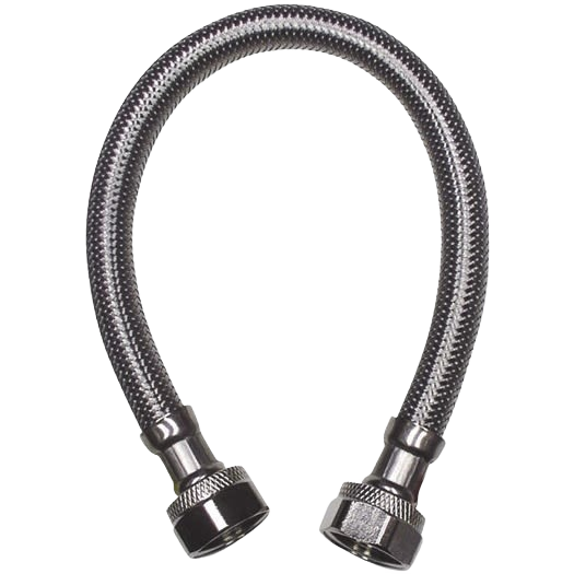 B&K 1/2" F X 1/2" F X 20" L Stainless Steel Faucet Connector