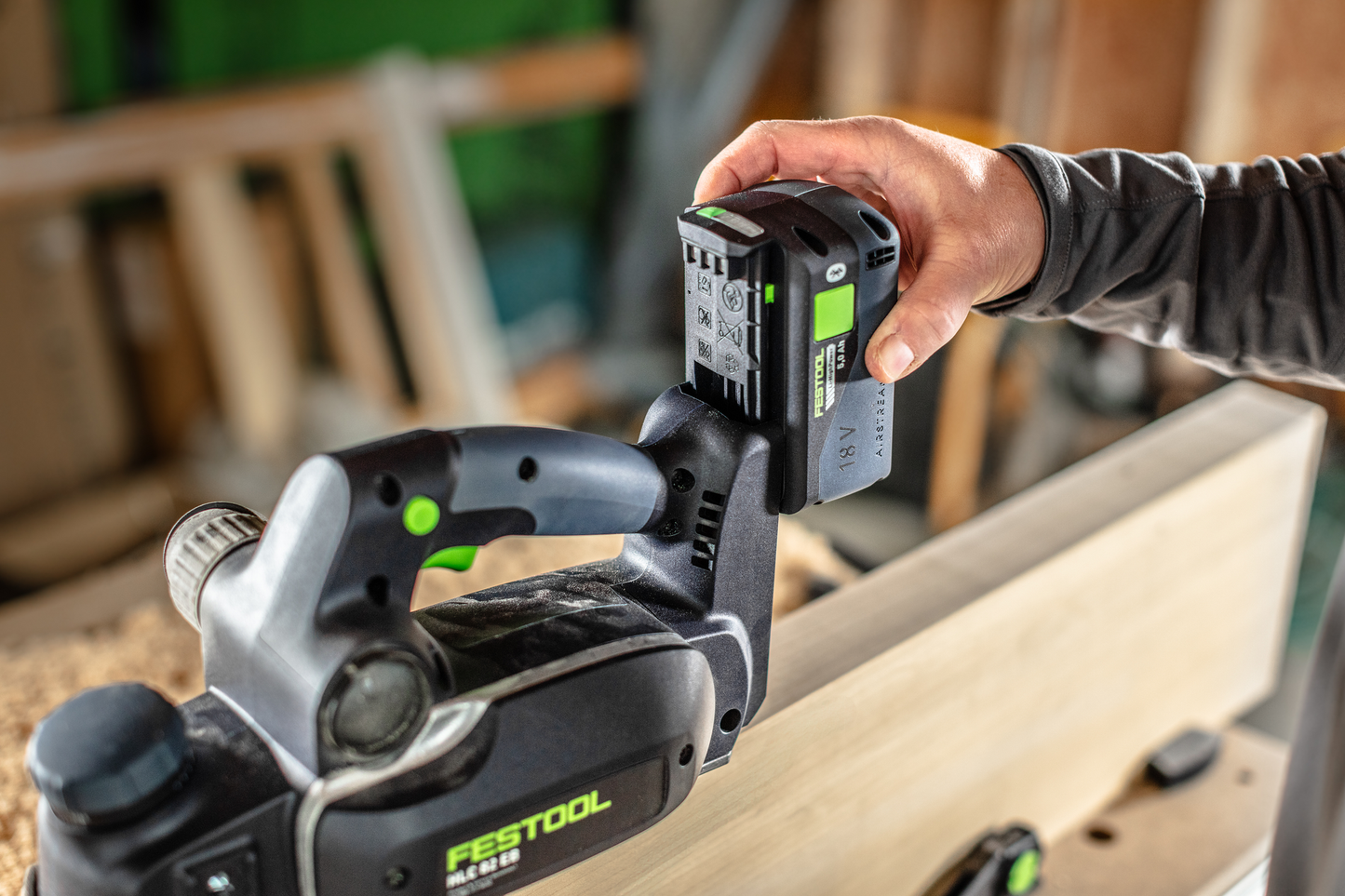 Festool 578001 Cordless planer HLC 82 EB-F-Basic