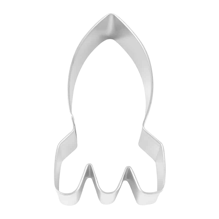 4-inch tinplated steel rocket-shaped cookie cutter for baking in Kitchen Gadgets and Bakeware under $50 collections