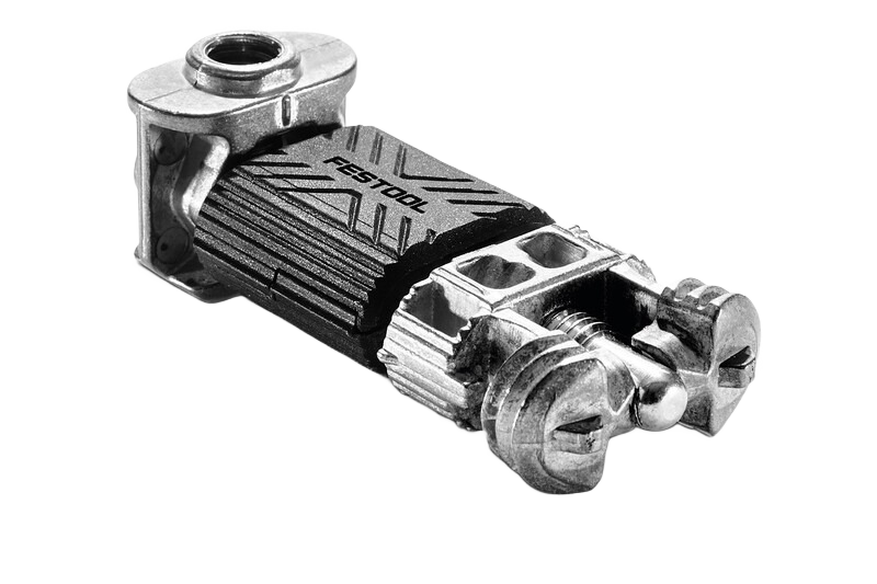 Metal and black Festool woodworking connector for precise joinery in power tool accessories and home improvement collections
