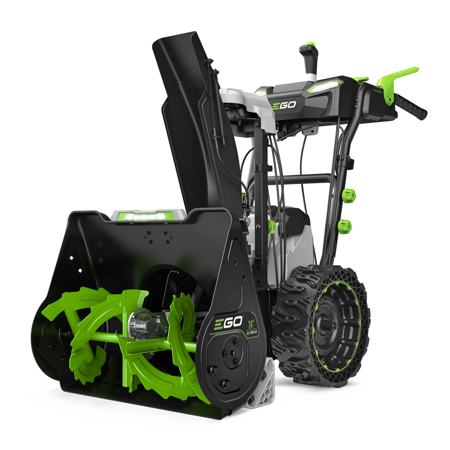 EGO POWER+ 24" Two-Stage Self-Propelled Snow Blower Kit with 6 Ah Batteries (2) and Dual Port Charger