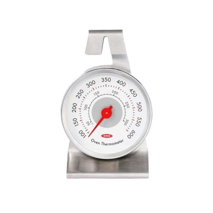 OXO stainless steel precision oven thermometer with clear dial for accurate oven temperature in kitchen gadgets and tools under $50