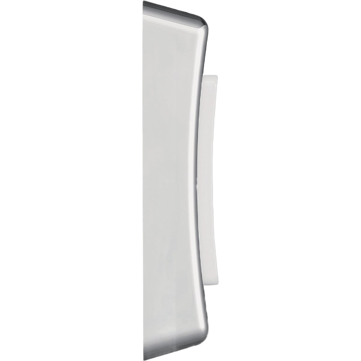 Satin nickel doorbell button with integrated light for home improvement and residential use