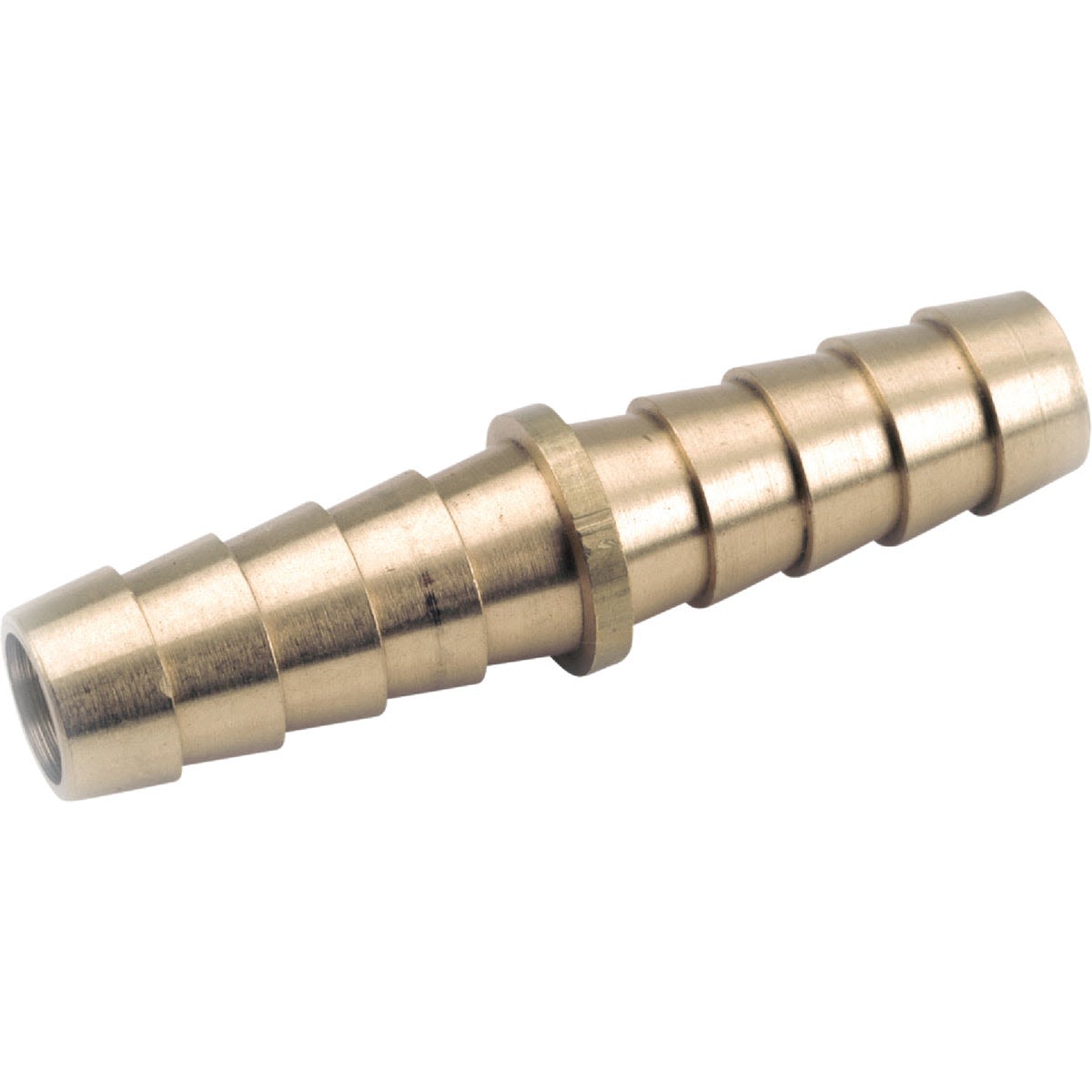 Brass hose barb union fitting with dual barbed ends for secure hose connections in plumbing and pipe fittings collections under $50