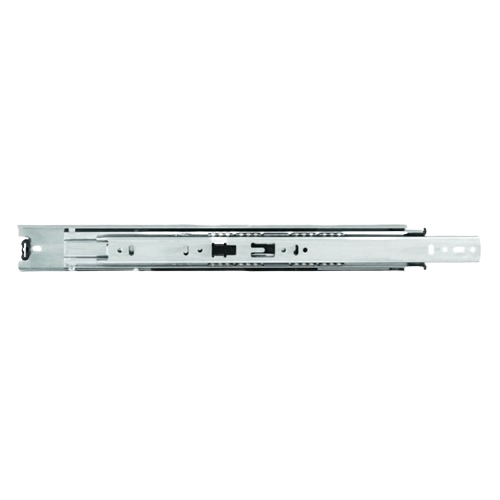 26-inch full extension metal drawer slide with push-in lever release for cabinet and furniture hardware projects