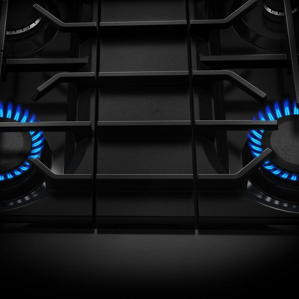 30-Inch 4 Burner Commercial-Style Dual Fuel Range with No Preheat Air Fry Mode