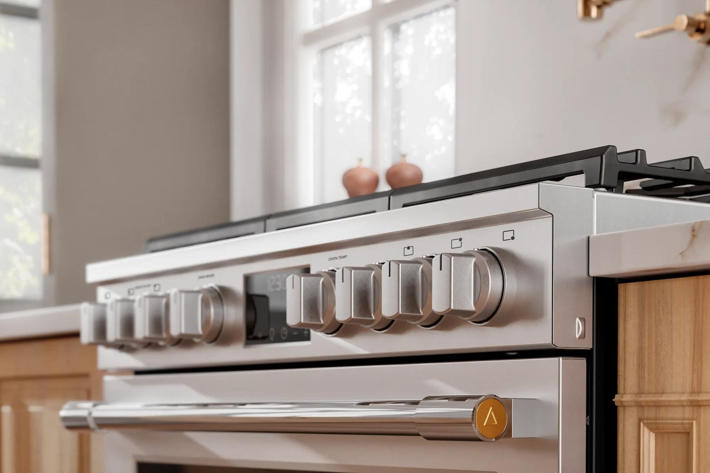 30" Gas Range with No Preheat and Air Fry
