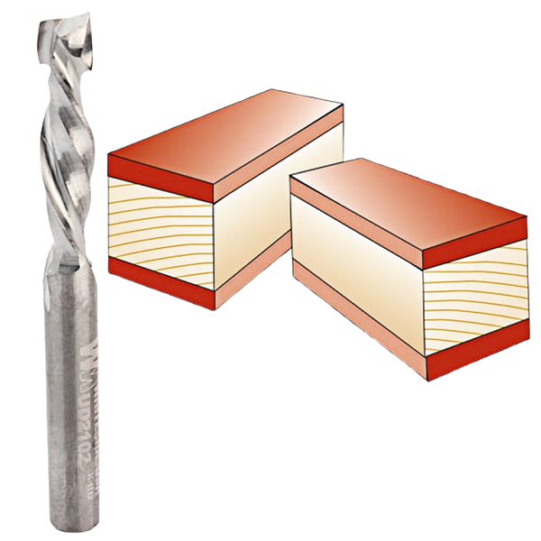 Whiteside Spiral Up/Downcut Router Bit 1/4