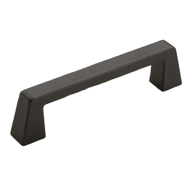 Black Bronze cabinet pull with 3-3/4 inch center-to-center spacing for hardware and home improvement projects